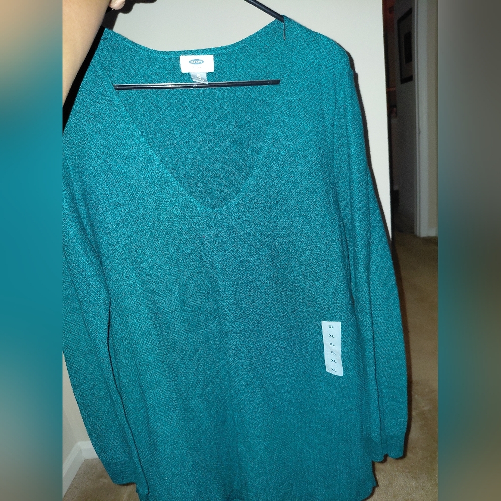 A Lot of Two Old Navy V Neck Sweaters